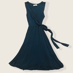Anthropologie Bailey 44 Teal Wrap Dress